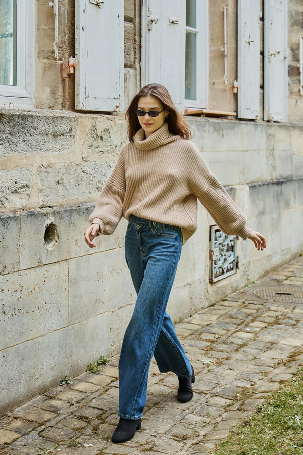 Two button wideleg Jeans